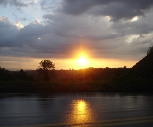 Atardecer en El Rodadero (Fuente Propia)